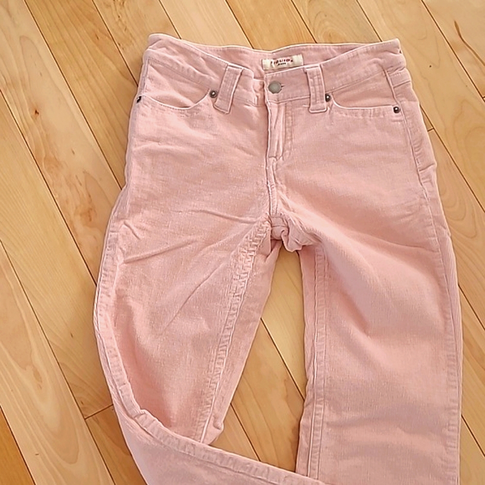 Cord du roy baby pink by liquid jeans